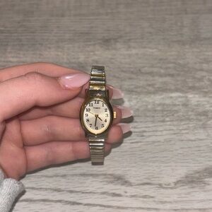 Timex Two-Tone Gold and Silver Watch